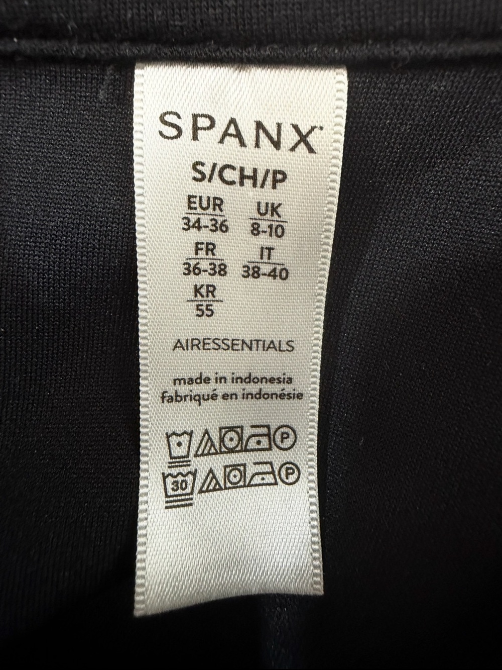 NEW SPANX AirEssentials Half-Zip Sweatshirt Very Black Size Small Coastal Chic - Picture 16 of 16